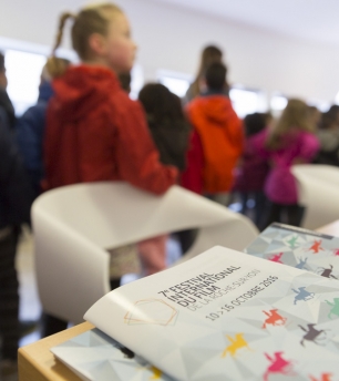 Séance scolaire La Prophétie des Grenouilles ©Philippe Berth