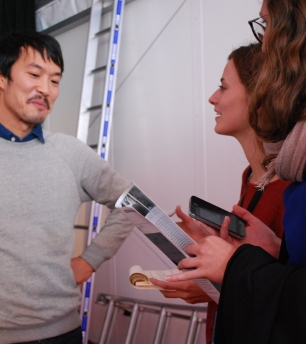Akihito Hata en interview pour la Gazette du Festival Intern